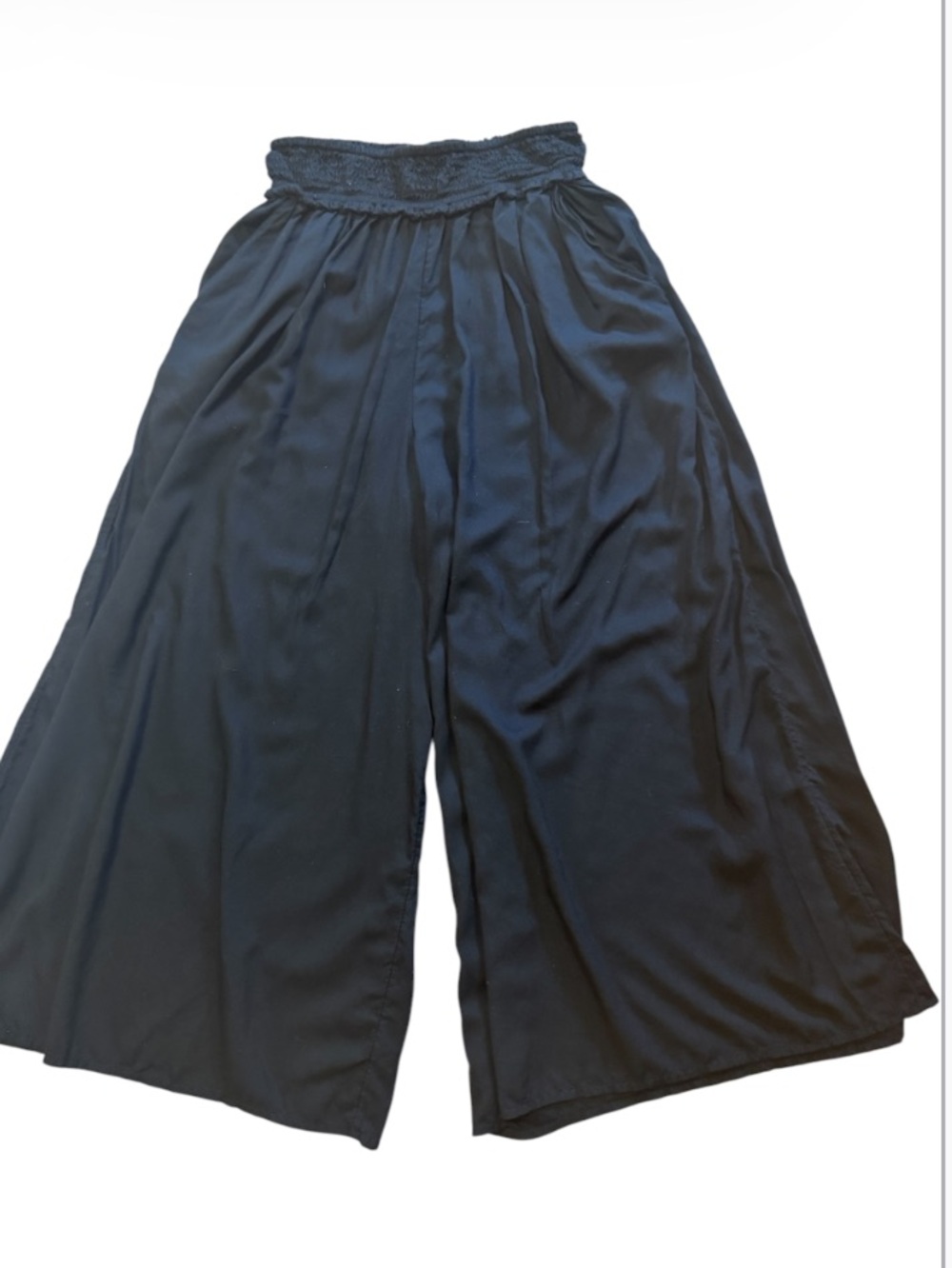Wide Wilfred cotton wide Leg Black Palazzo Pants size S in good condition